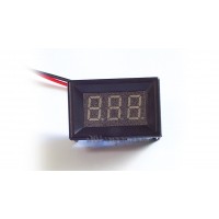 3-DIGIT RED LED 0.36" DIGITAL VOLTMETER, TWO WIRE BOX