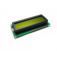 LCD 16x2 (LCD1602) Characters - Green Yellow back light